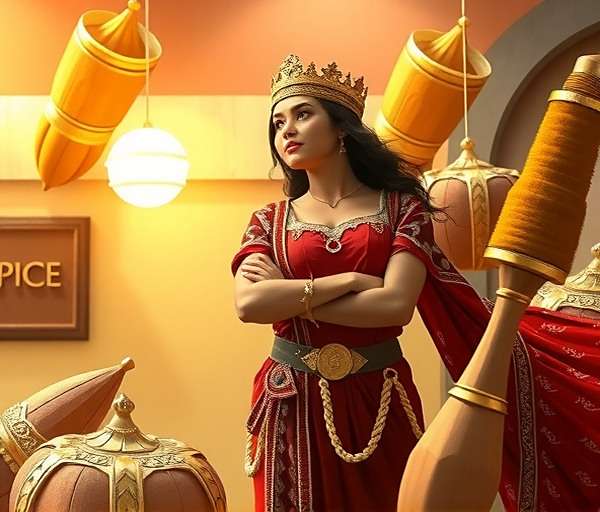 Spice Queen, a legendary ruler with dominion over all spices